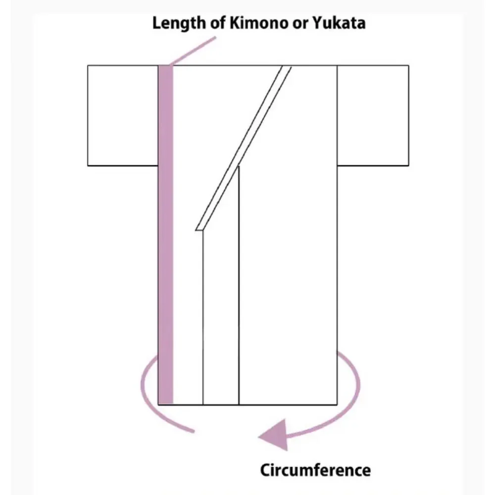 Japanese Yukata Women's 100% Cotton Peony and Chrysanthemum XL (61) KYOTO SEN'I - Picture 6 of 13